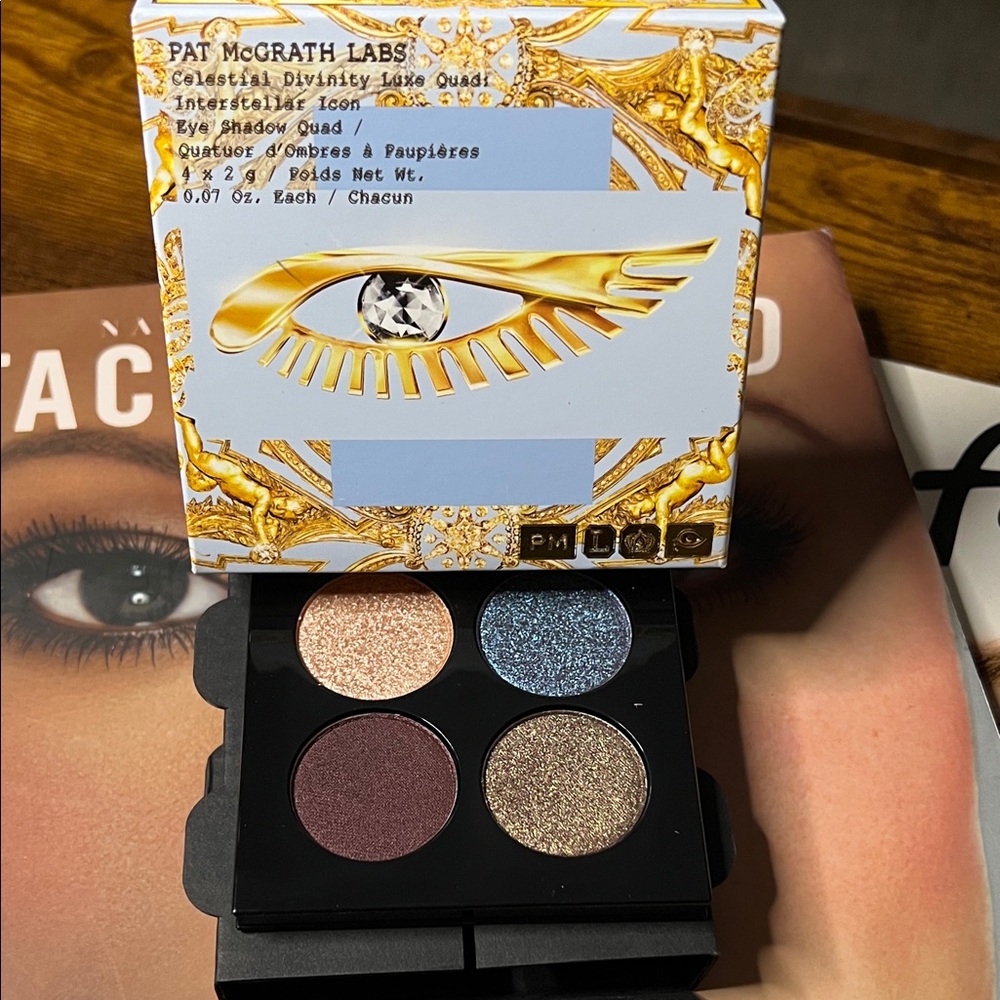Pat McGrath Interstellar Icon Eyeshadow Quad - Blue, Silver, Gold, Brown